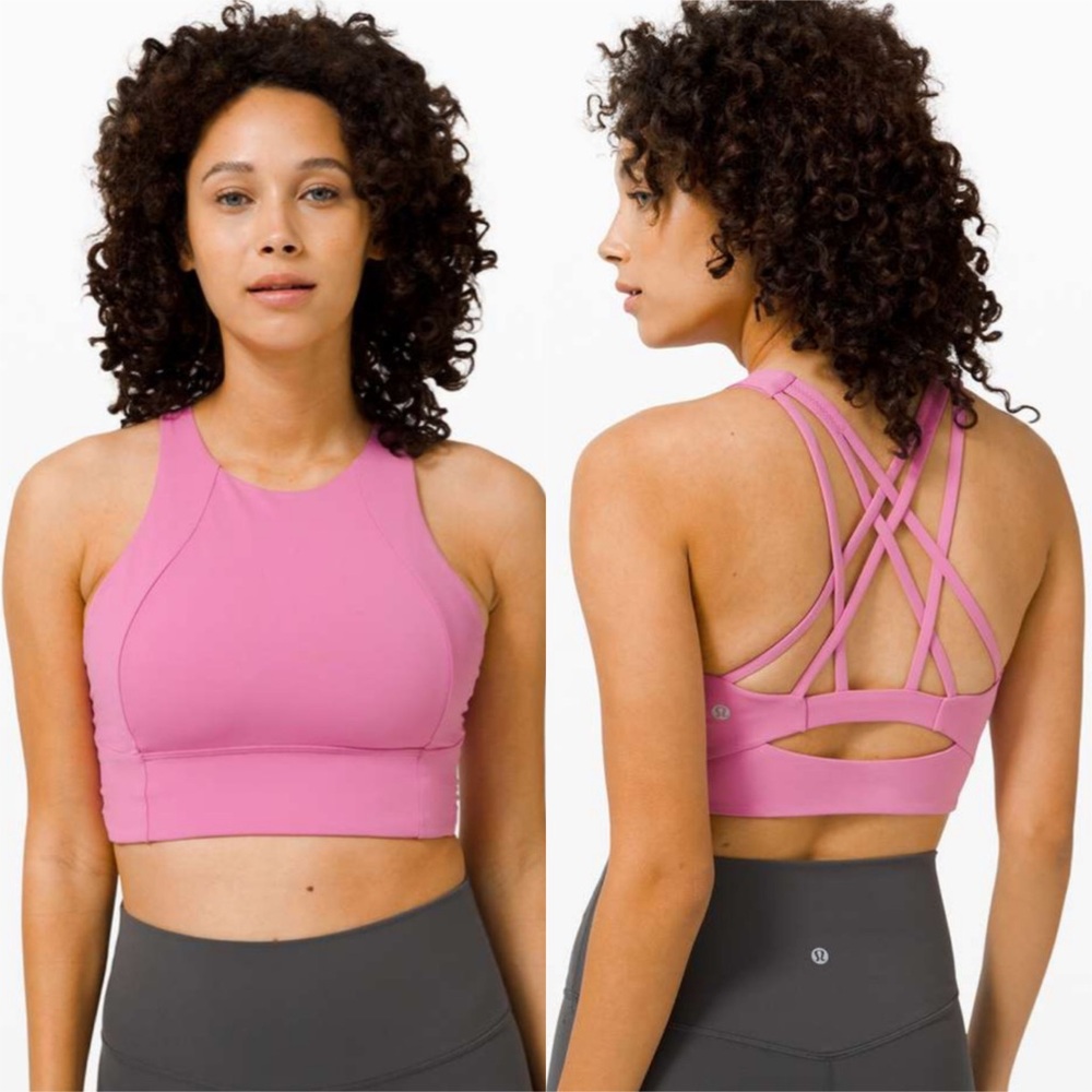 NWT LULULEMON 10 Free to Be Serene High Neck Long line SE Pink Magenta Glow